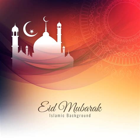 Abstract Eid Mubarak Islamic Background Vector Art At Vecteezy