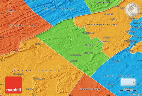 Political Map of Lehigh County