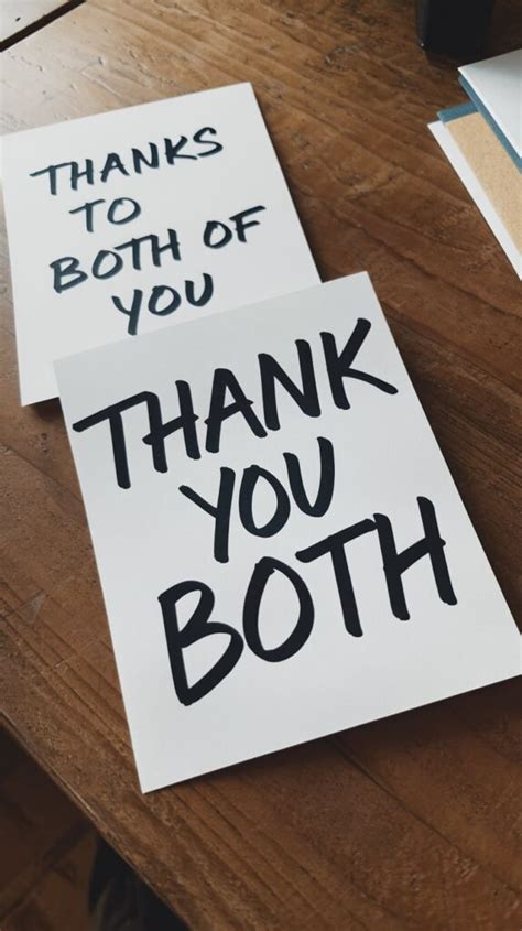 Thank You Both Vs Thanks To Both Of You Difference Grammar Beacon