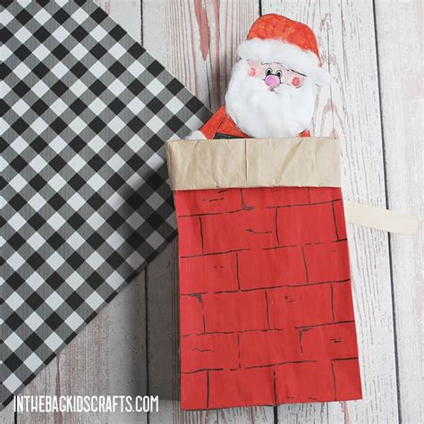 Santa Claus Paper Craft • In the Bag Kids' Crafts