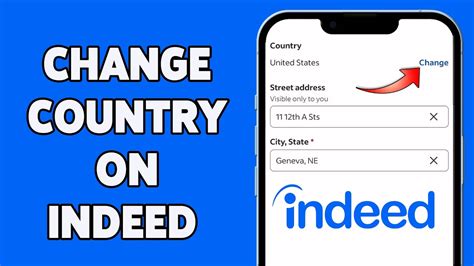 How To Change Country Or Location On Indeed Job Search Account Edit