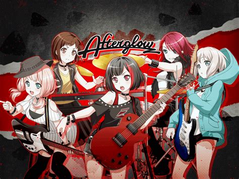 Afterglow | Official art list | BanG Dream! | Bandori Party - BanG ...