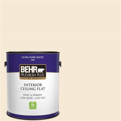 Behr Premium Plus Gal Bxc Water Chestnut Ceiling Flat Interior