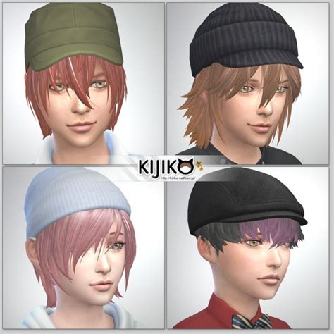 Kijiko: Kijiko Hair for Kids Vol.1 • Sims 4 Downloads