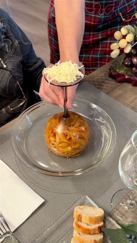 New Way To Serve Pasta With An Upside Down Wine Glass The Tus House