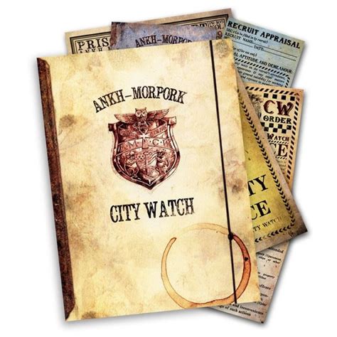 Ankh Morpork City Watch Recruit File Terry Pratchett Discworld Terry