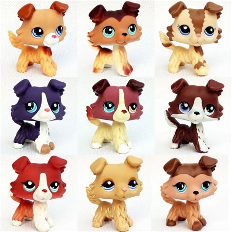 Lps Cat Original Littlest Pet Shop Bobble Head Toys Collie Dogs 1262