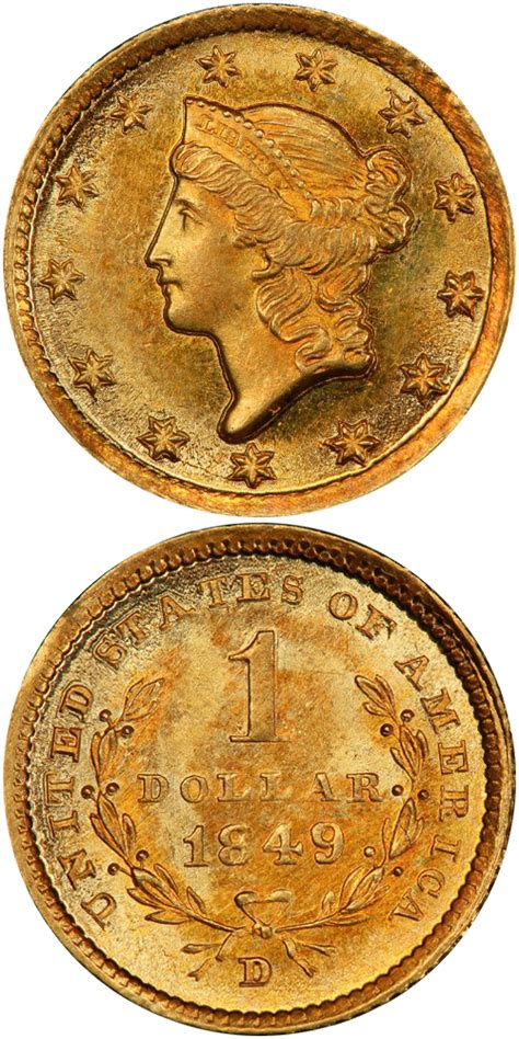 What Is The Value Of An 1849 D Gold Dollar