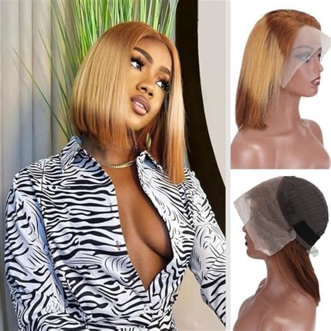 Elisheva Highlight Honey Blonde Lace Front Wig Human Hair