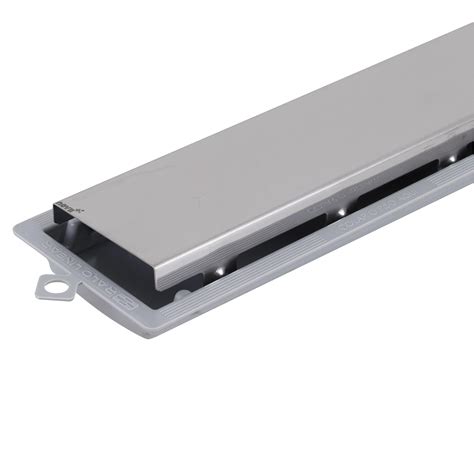 Ralo Linear de Banheiro 10x52 3cm Anti Inseto e Anti Odor Aço Inox