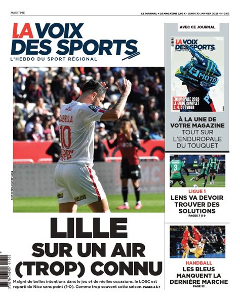 La Voix Des Sports N Du Janvier T L Charger Sur Ipad