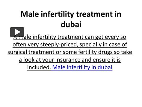 Ppt Male Infertility Treatment Powerpoint Presentation Free To