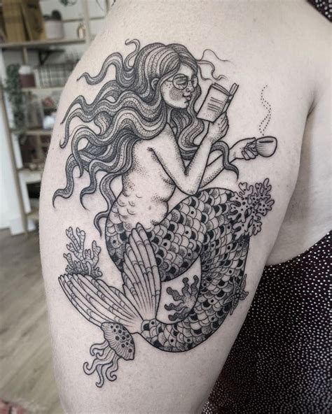 Susanne Konig Mermaid Tattoo Suflanda On Instagram Floating Reading