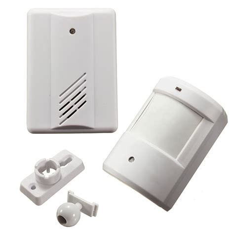 Driveway Wireless Detector Patrol Infrared Alarm System Bell Garage Motion Sensor