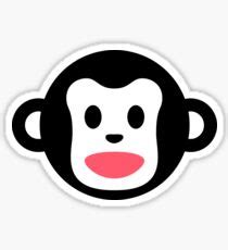 Monkey Emoji: Stickers | Redbubble