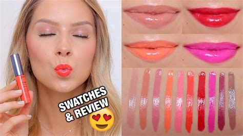 Nyx Intense Butter Gloss Swatches Review 10 Colors Youtube Nyx