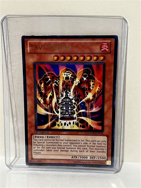 Yu Gi Oh Lava Golem IOC SE4 Ultra Rare LP Limited 1st Edition EBay