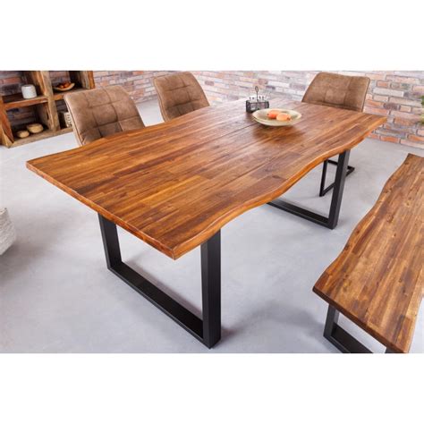 Table De Salle Manger En Tronc D Arbre Massif Mammut Nature Cm