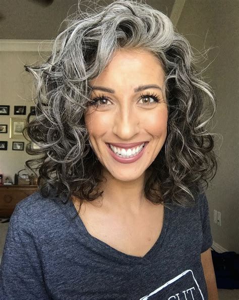 Grey Curly Hair Natural Gray Hair Long Gray Hair Curly Hair Cuts Wavy Hair Curly Hair