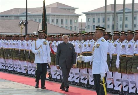 Pm Modi Receives Ceremonial Welcome At Putrajaya Malaysia