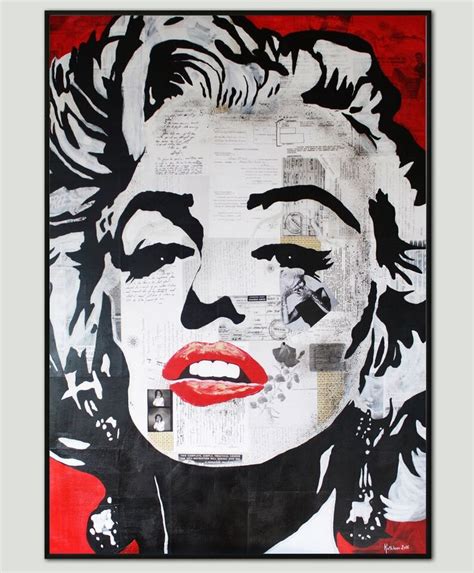 Marilyn Monroe Original Art Print Marilyn Monroe Portrait Etsy France