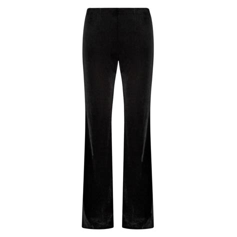 Primark Black Velvet Flared Trouser Velvet Flares Black Velvet