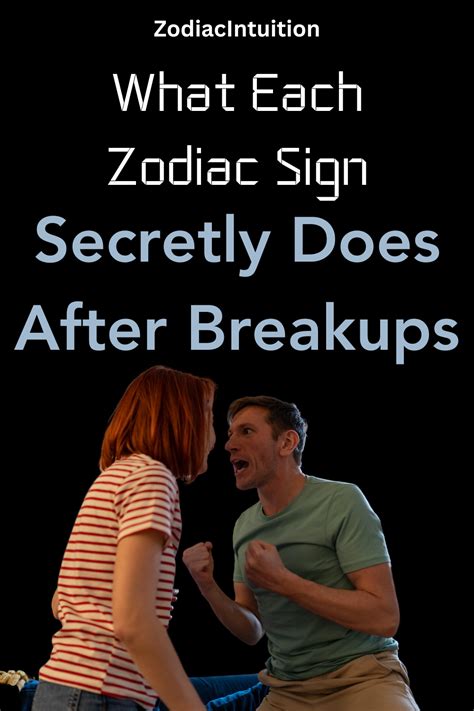 What Each Zodiac Sign Secretly Does After Breakups Zodiac Signs