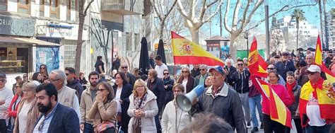 Manifestantes en Palma exigen la dimisión de Sánchez y Marlaska en