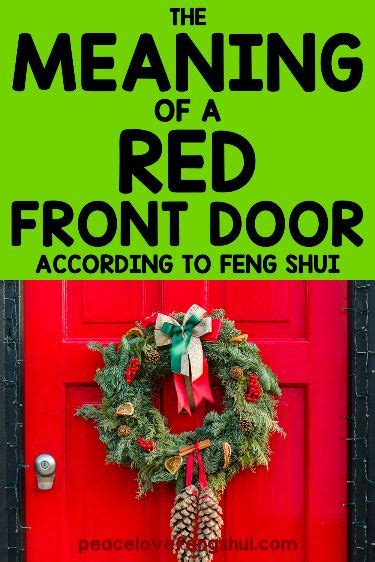 Red Front Door Meaning Feng Shui Red Front Door Front Door