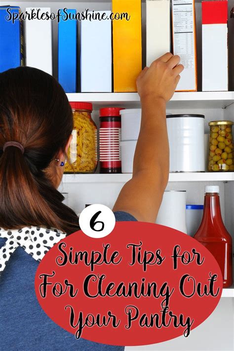 6 Simple Tips For Cleaning Out Your Pantry Sparkles Of Sunshine