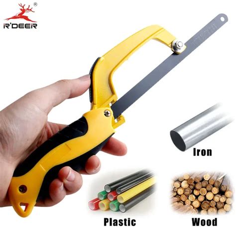 RDEER 10" Hand Saw Aluminum Alloy With DIY With Hacksaw Hand Tools ...