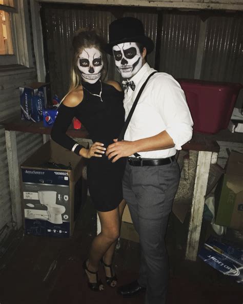 Skeleton Couple Costumes Halloween Couple Halloween Costumes