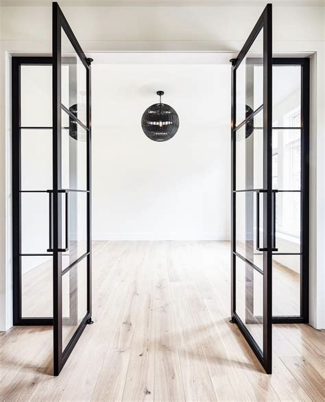 Civic Black Clear Glass Industrial Style Internal Door Artofit