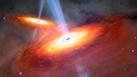 Astronomers Discover Record Breaking Twin Quasars In The Early Universe