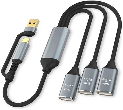 Amazon USB C Male To Three USB Female Cable Adapter 2 In 1 USB A