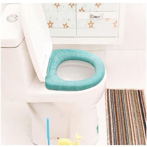 Kingfansion Bathroom Toilet Seat Closestool Washable Soft Warmer Mat