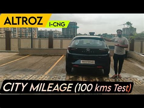 Altroz I Cng City Mileage Kms Test Youtube