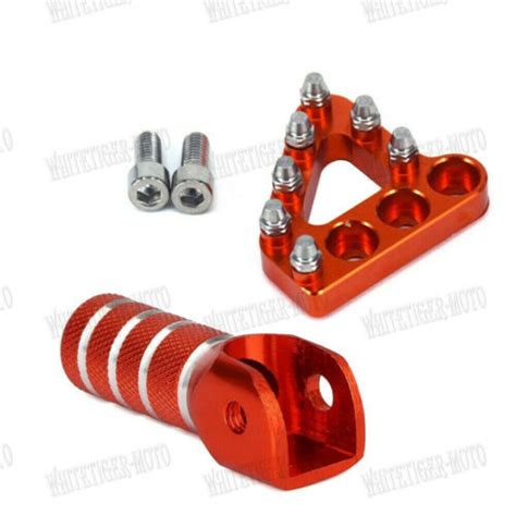 Cnc Rear Brake Pedal Step Plate Tip Gear Shifter Shift Lever For