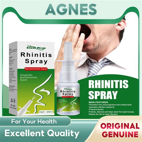 South Moon Rhinitis Nose Spray Nasal Spray Natural Herbal Extract