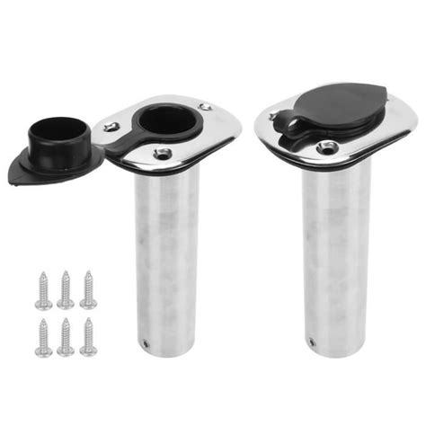 Lot De Supports De Canne P Che Pour Bateau Cm En Acier