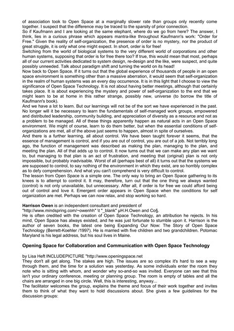 What is open space technology | DOC