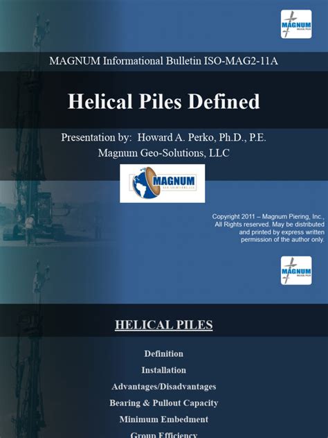 Helical Piles Defined | PDF | Deep Foundation | Mechanical Engineering