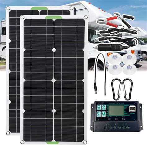 250w 500w Portable Monocrystalline Solar Panel With 10a 20a 30a