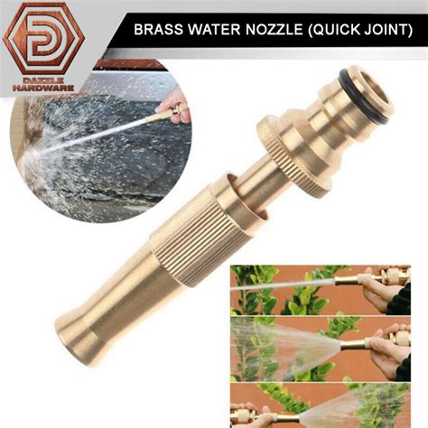 Brass Water Nozzle Brass Hose Nozzle High Pressure Water Nozzle