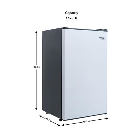 Magic Chef 33 Cu Ft Mini Fridge In Stainless Look Mrorganic Store