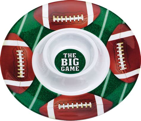 Go Fight Win Football Melamine Chip And Dip Tray Canadian Tire