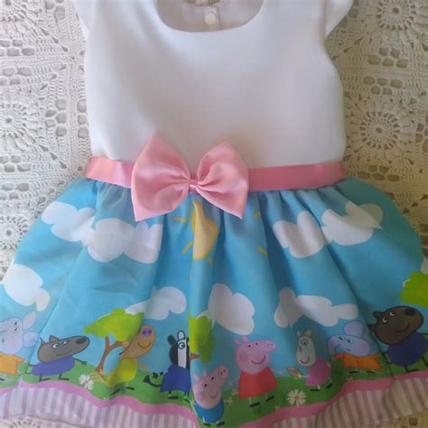 Vestido Infantil Pepa Pig Elo7 Produtos Especiais