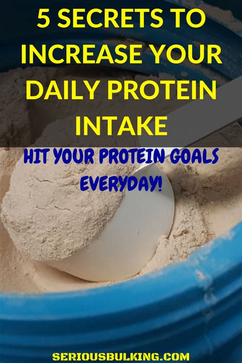 Learn How To Increase Your Protein Intake With These 5 Secrets Build