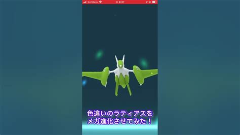 色違いのラティアスをメガ進化させてみた！ ポケモンgo 色違い メガラティアス Youtube