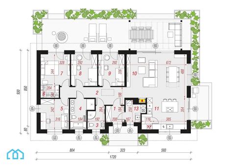 Proiecte Case Pe Un Nivel Cu 3 Dormitoare Proiect De Casa